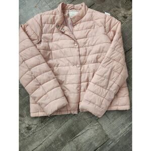 A New Day Women's Lightweight Puffer Jacket Pink L